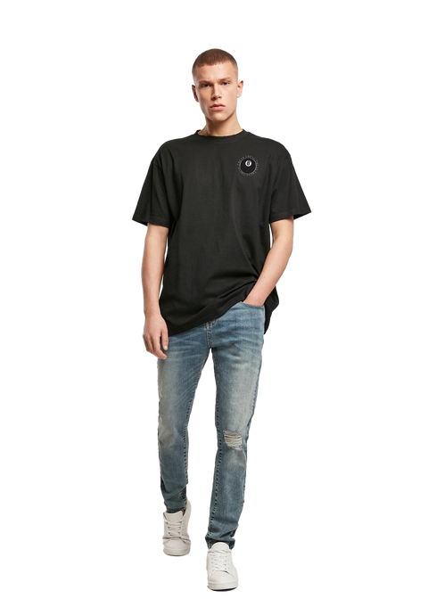 Sort 8 Ball T-skjorte