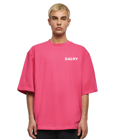 Oversized Rosa Dagny T-skjorte